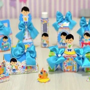 Decoração lembrancinha festa pintando o 7 studio. Topper, temas, festas e topper.