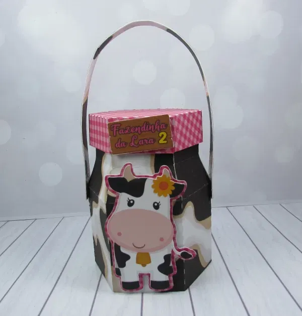 Kit rápido decoração fazendinha menina. Topper, temas, festas.