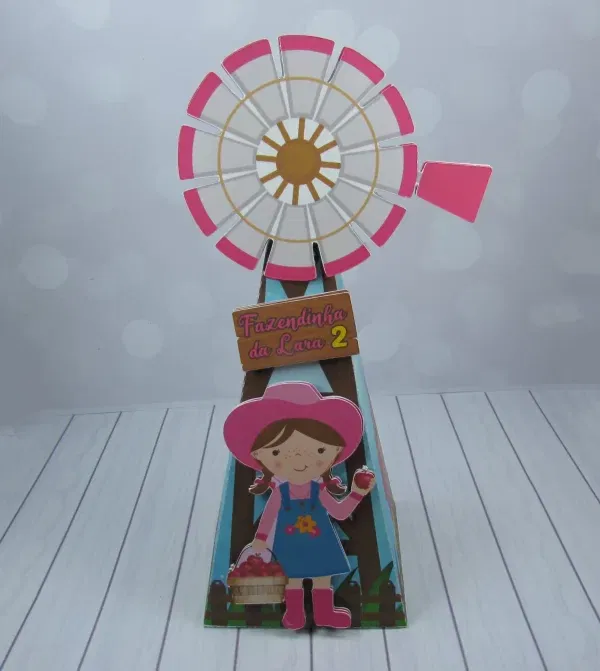 Decoração fazendinha menina personalizada. Topper, temas, festas.