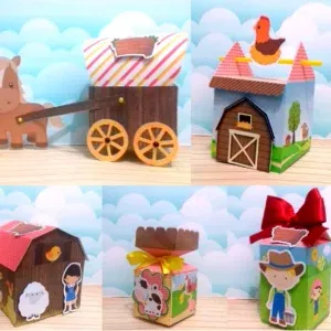 Decoracao tema fazendinha menino studio e pdf. Topper, temas, festas e arquivo de corte.