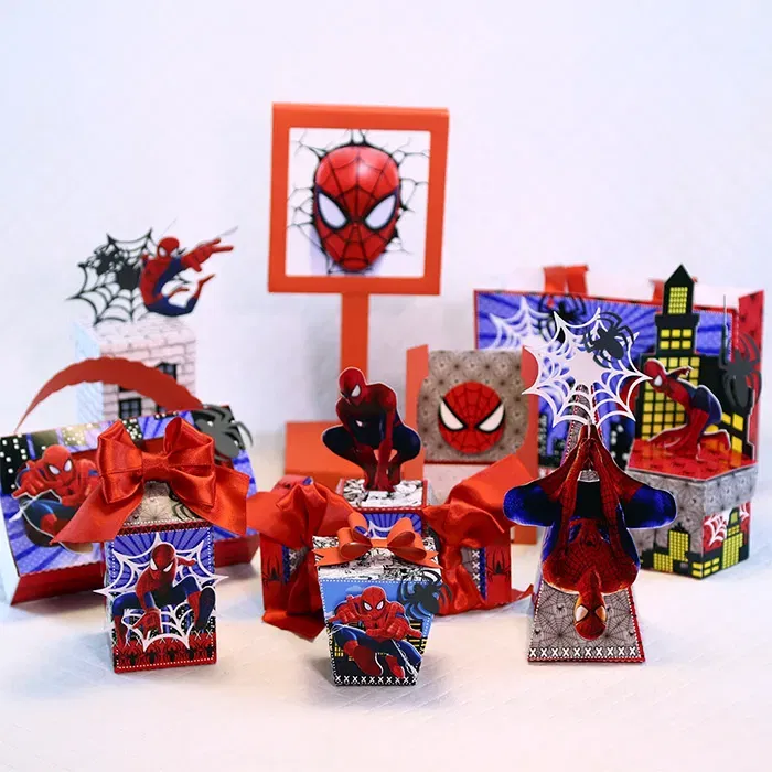 Arquivo de corte de enfeite do Homem Aranha para mesa. Decoração, topper, temas e festas.