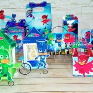 Arquivo de corte de lembrancinhas Pj Masks em Studio e Pdf. Topper, decoração, temas e festas.