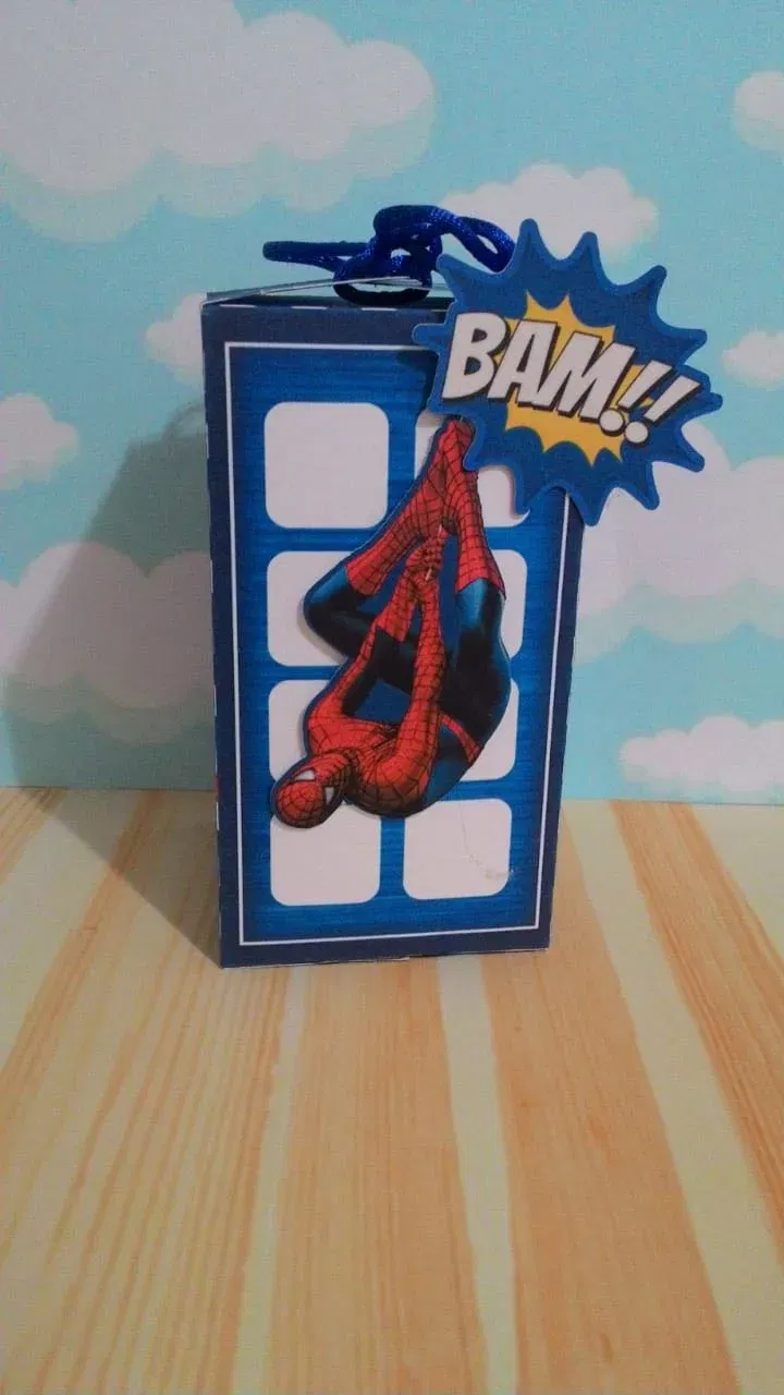 Moldes de decoração aniversário Homem Aranha para fazer em casa. Topper, temas e festas.