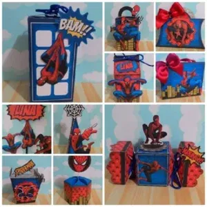 Kit completo para festa de aniversário do Homem Aranha. Topper, decoração, temas e festas.