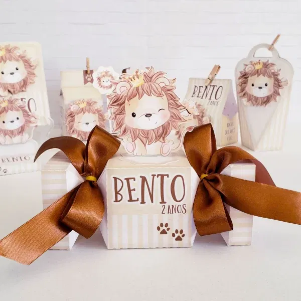 Arquivo de corte leãozinho baby em Studio e PDF. Decoração, topper, temas e festas.