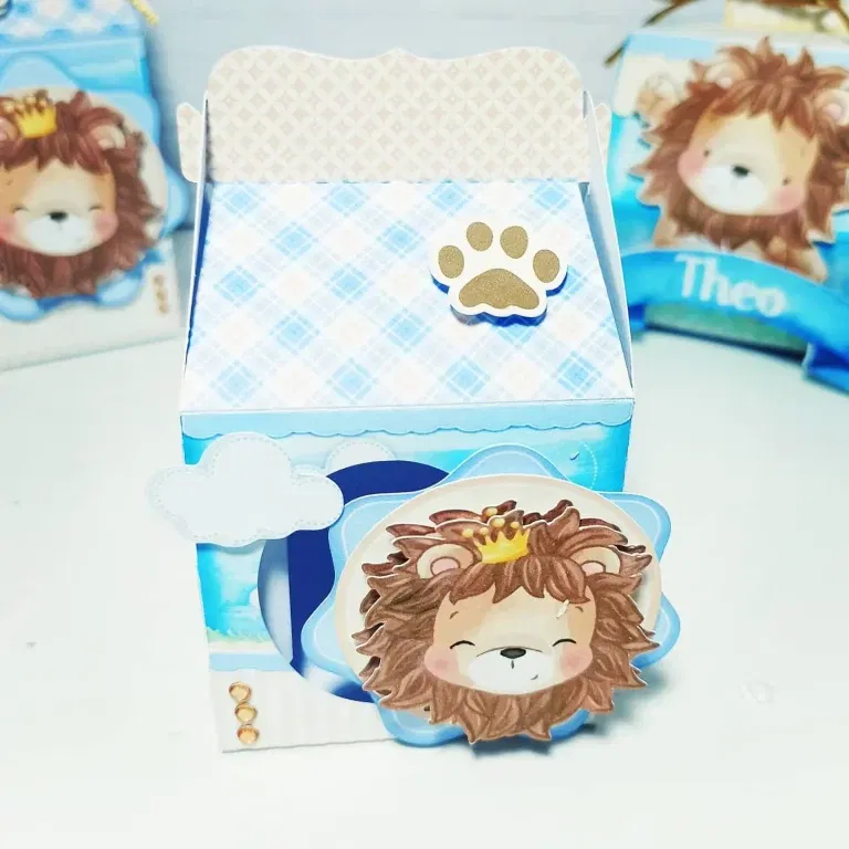 Moldes de decoração leãozinho para fazer em casa. Topper, temas e festas.