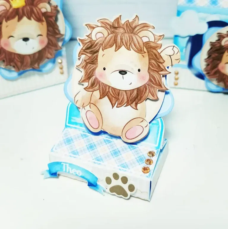 Download de arquivo de corte leãozinho. Topper, decoração, temas e festas.