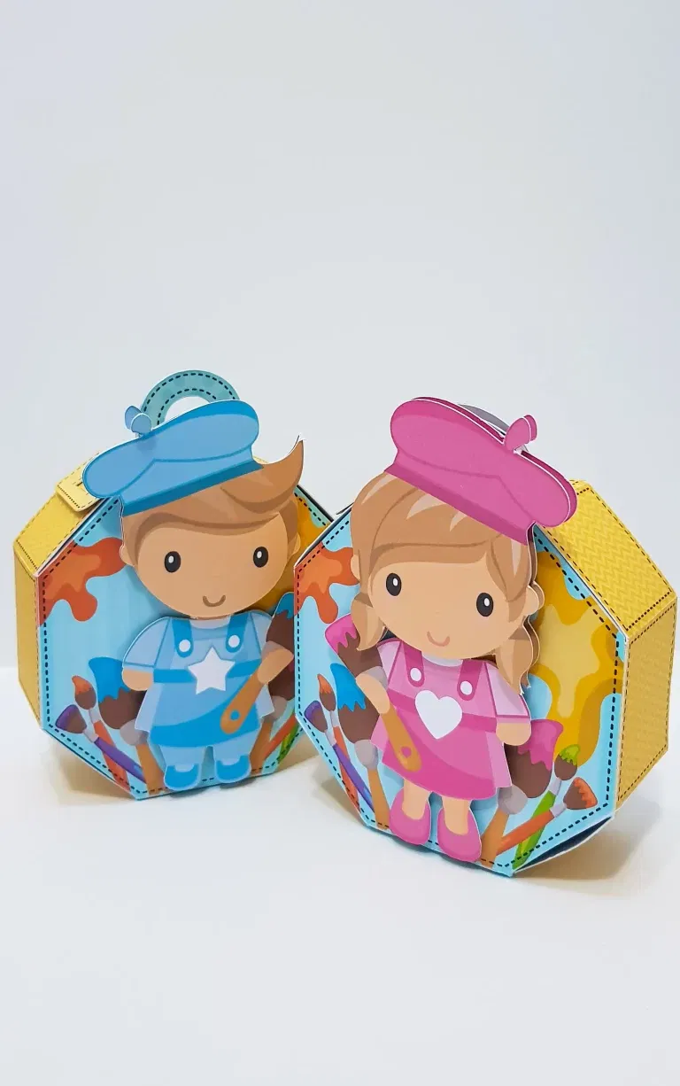 Moldes de decoração pintando o 7 para fazer em casa. Topper, temas e festas.