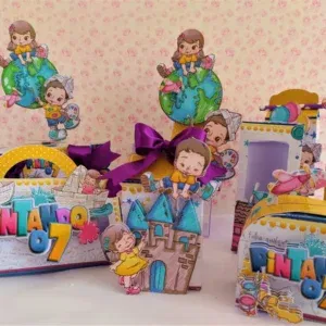 Download de arquivo de corte festa pintando o 7. Topper, decoração, temas e festas.