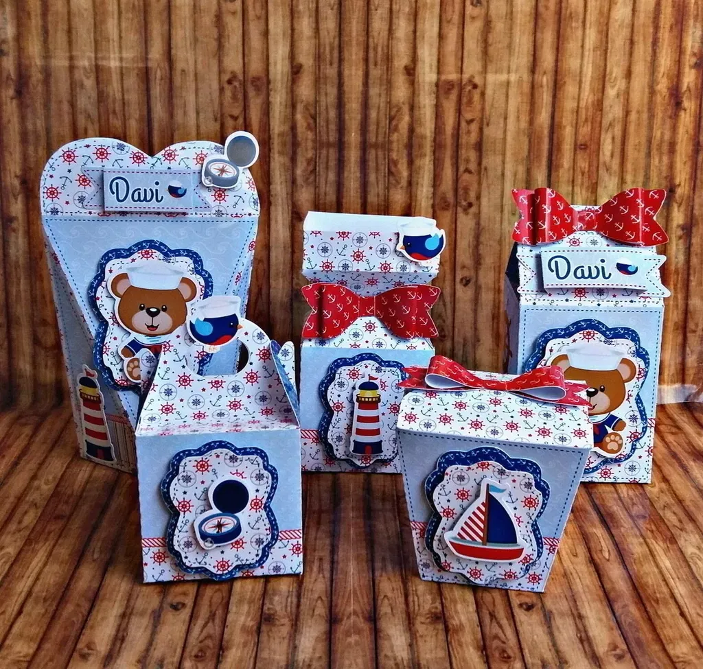 Tema aniversario ursinho marinheiro studio. Topper, decoração, temas e festas.
