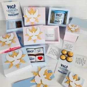 Decoração lembrança padrinhos batismo para imprimir e cortar. Topper, temas, festas e arquivo de corte.