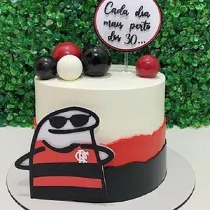 Arquivo de corte de topo de bolo Flork Flamengo em Studio. Topper, decoração, temas e festas.