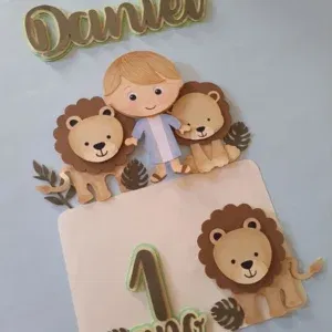 Arquivo de corte Daniel na Cova dos Leões em Studio. Topper, decoração, temas e festas.