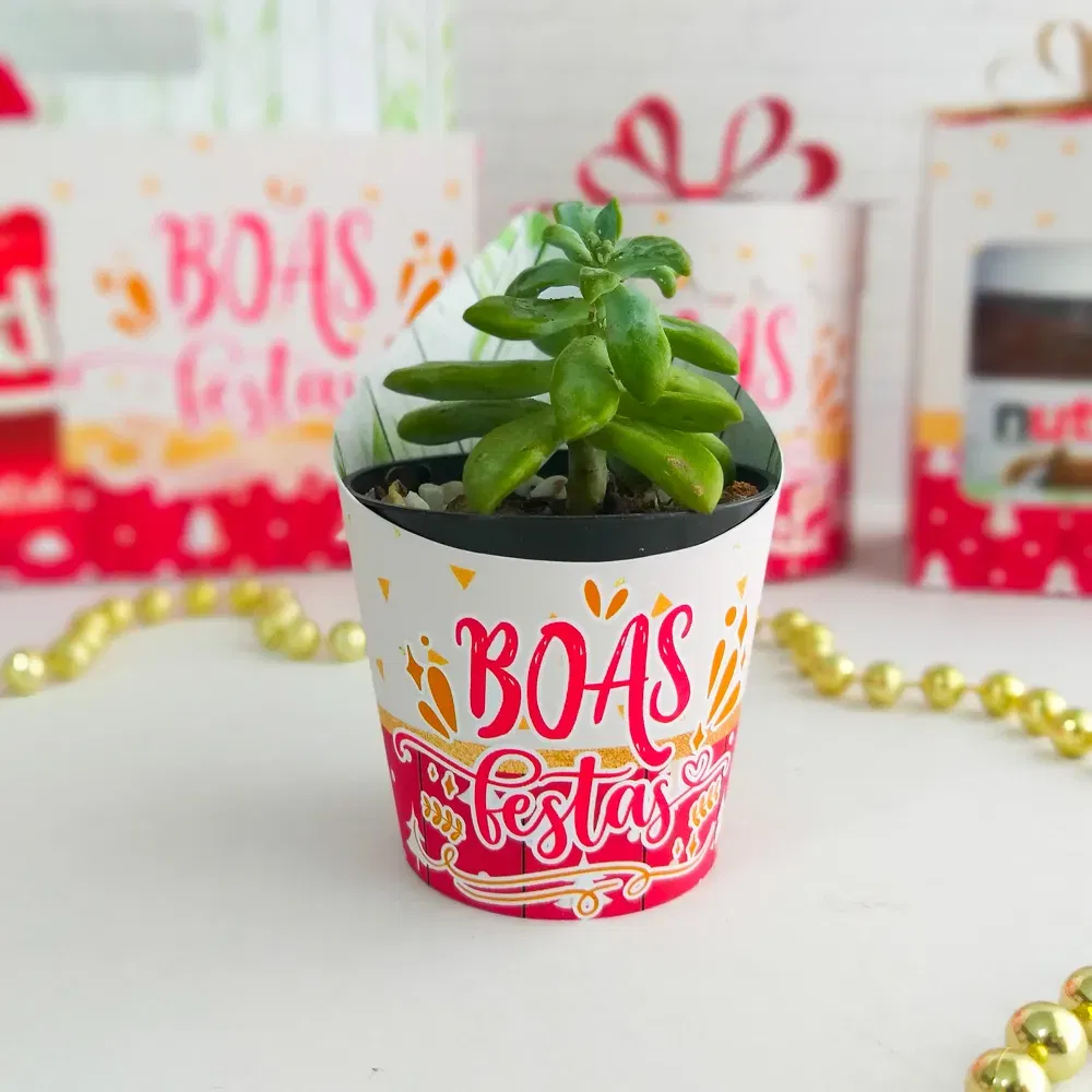 Arquivo digital tema de Natal nos formatos Studio e PDF para topo de bolo e itens decorativos natalinos para imprimir e recortar.