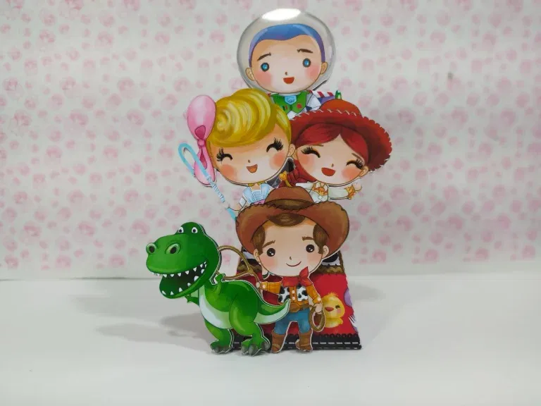 Arquivo digital tema Toy Story nos formatos Studio, PNG e PDF para decoração de aniversário infantil para imprimir e recortar na Silhouette.