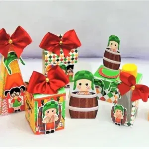 Arquivo de corte digital tema Turma do Chaves no formato Studio para máquinas Silhouette, ideal para criação de personalizados e decoração de festas infantis.