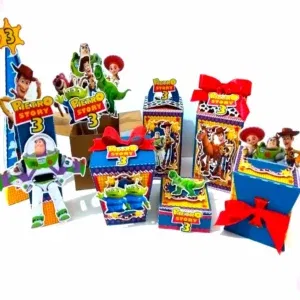 Arquivo digital tema Toy Story no formato Studio para máquinas Silhouette, ideal para topo de bolo e itens de decoração para festas.