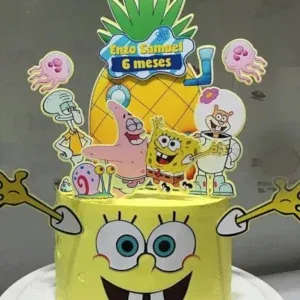 Arquivo Topo de Bolo Bob Esponja Studio
