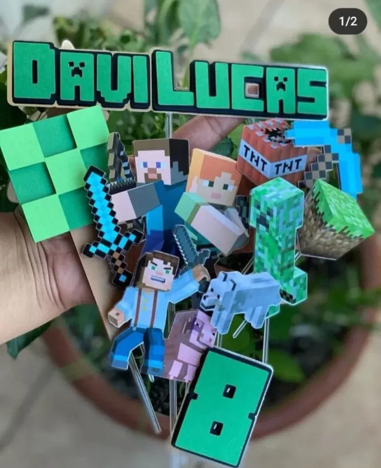 Arquivo Topo de Bolo Minecraft Studio