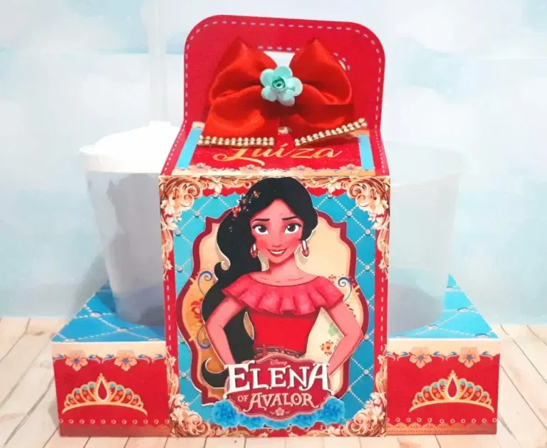 Arquivo digital tema Elena de Avalor nos formatos Studio e PDF para decoração de festa, pronto para imprimir e recortar na Silhouette ou tesoura.
