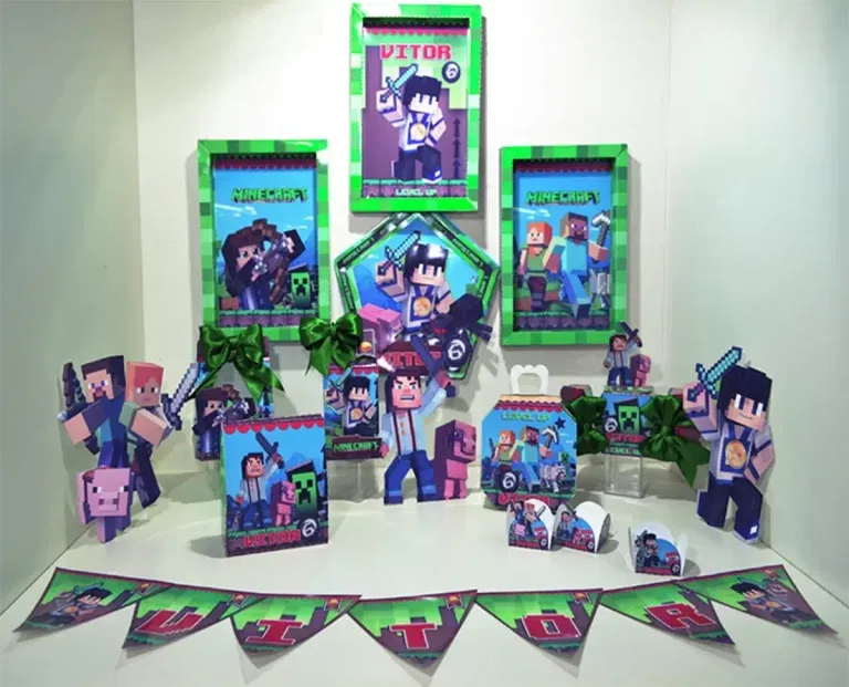 Arquivo de Corte Minecraft Studio e Pdf