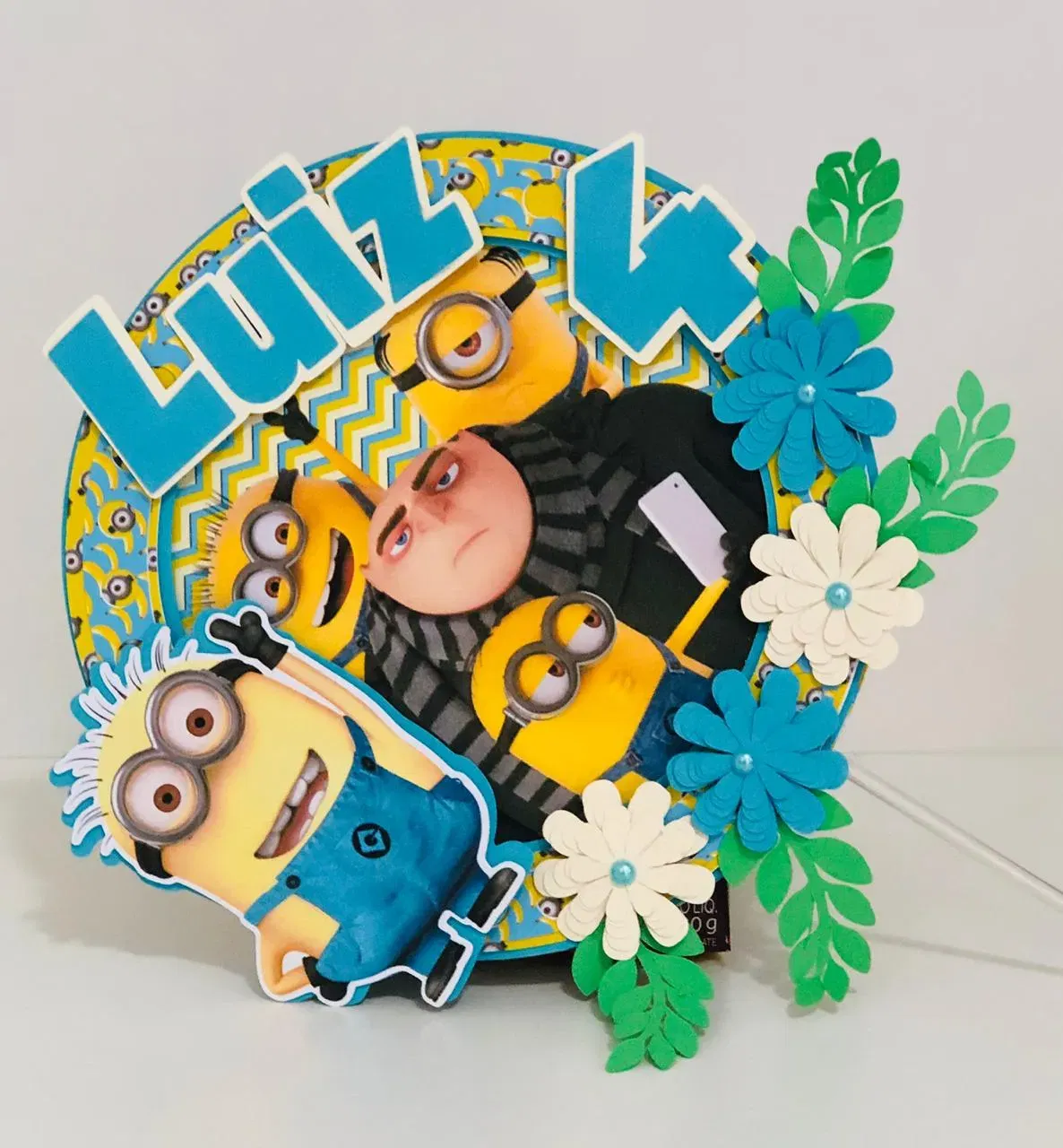 Moldes digitais de Minions para centro de mesa nos formatos Studio e PDF para impressão de alta qualidade e corte preciso na Silhouette.