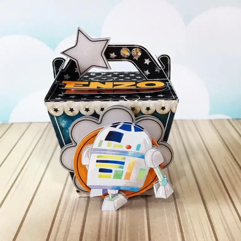 Moldes digitais de corte do Star Wars nos formatos Studio, PNG e PDF para impressão de alta resolução e decoração de festas personalizadas.