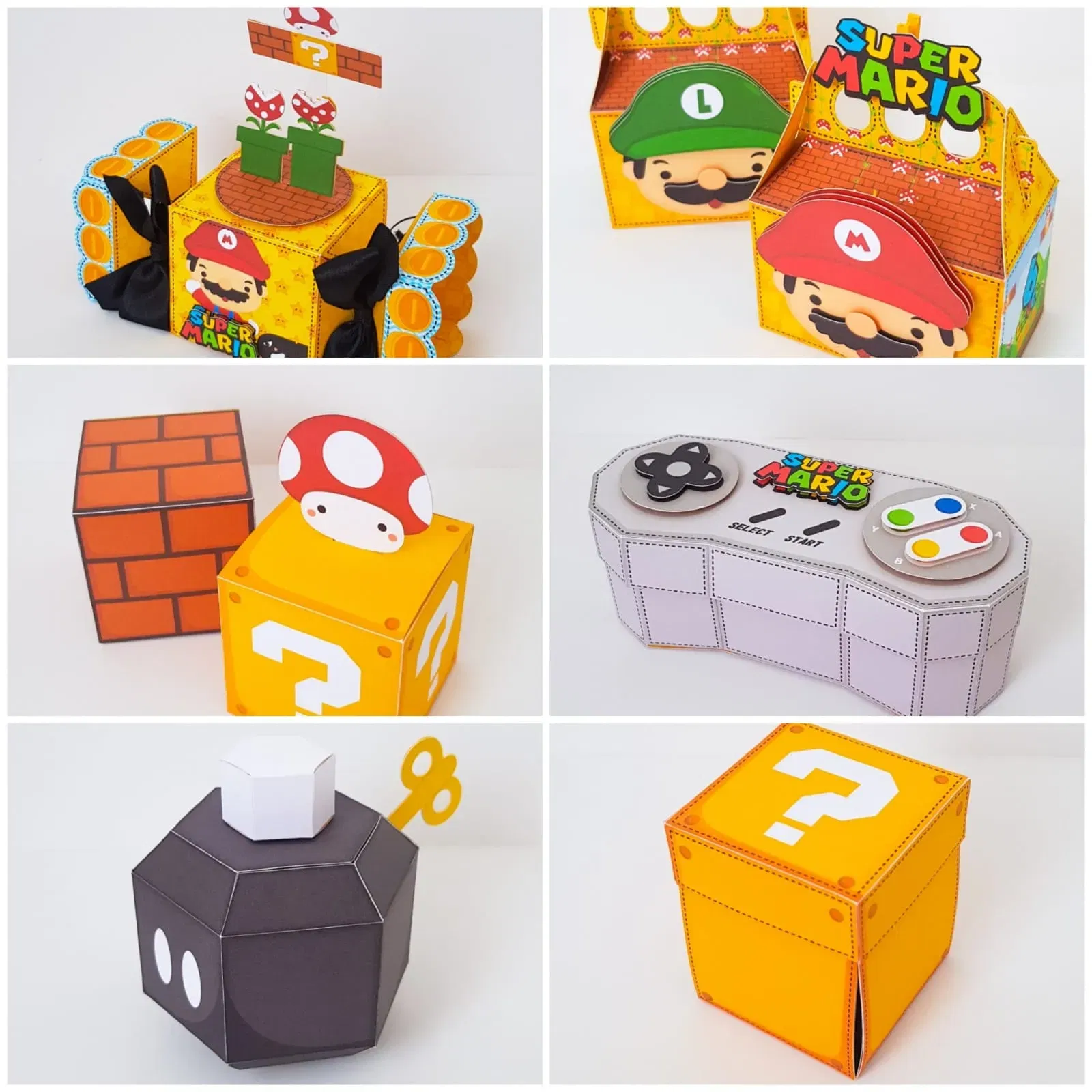 Arquivo de Corte Super Mario Studio e Pdf