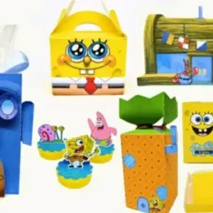Caixinhas Personalizadas Bob Esponja Studio