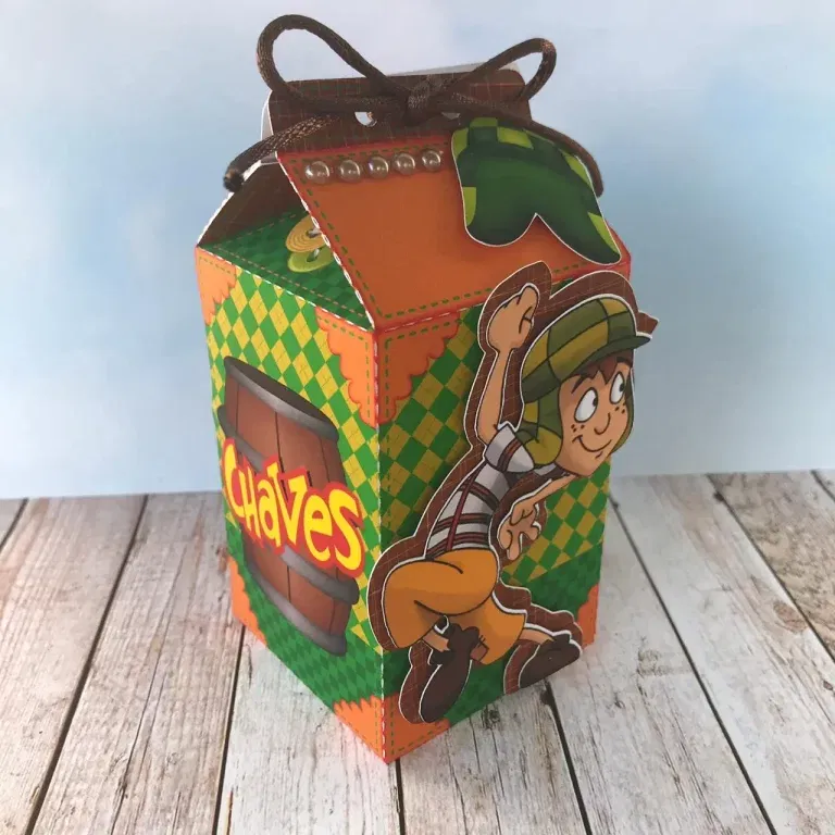 Arquivo para topo de bolo e itens de decoração de aniversário Chaves no formato Studio, pronto para recortar em máquinas Silhouette.