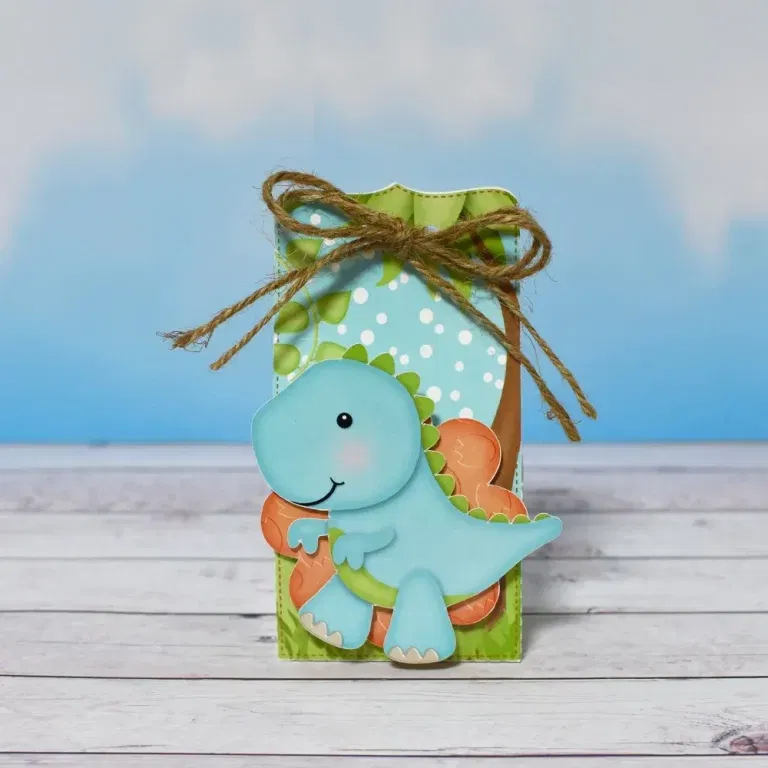 Arquivo para topo de bolo e itens de decoração simples tema dinossauros no formato Studio, pronto para recortar na Silhouette.