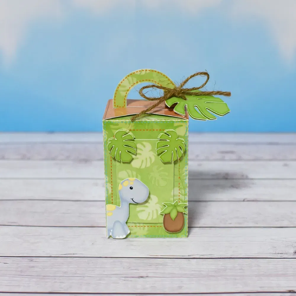 Molde de topo de bolo temático dinossauros para festa infantil simples no formato Studio para impressão em alta resolução.