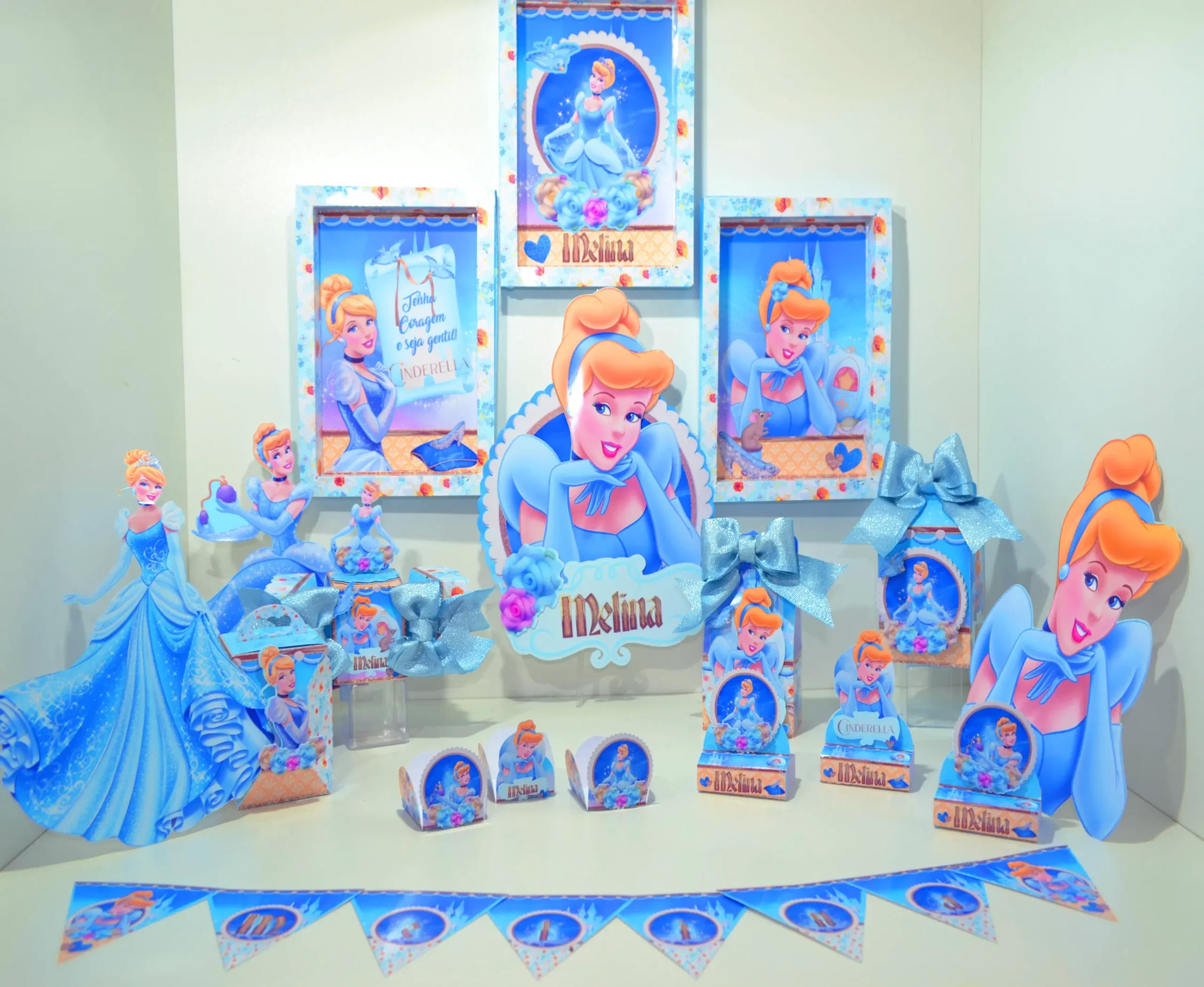 Decoracao Festa Cinderela Luxo Studio Png e Pdf