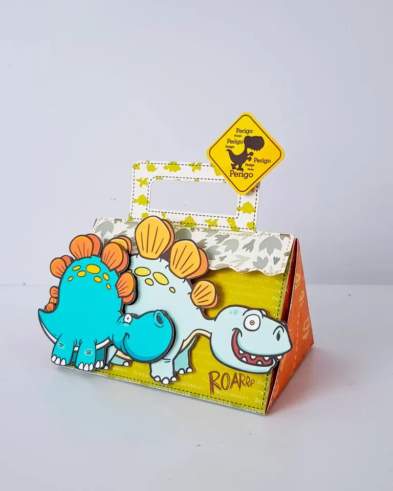 Arquivo de corte digital tema Decoração Festa Dinossauro nos formatos Studio, PNG e PDF para máquinas Silhouette ou tesoura, ideal para personalizados de luxo.