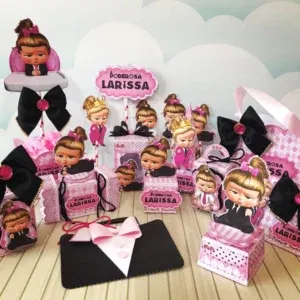 Arquivo digital tema Poderosa Chefinha nos formatos Studio, PNG e PDF para topo de bolo e itens de decoração para imprimir e recortar.