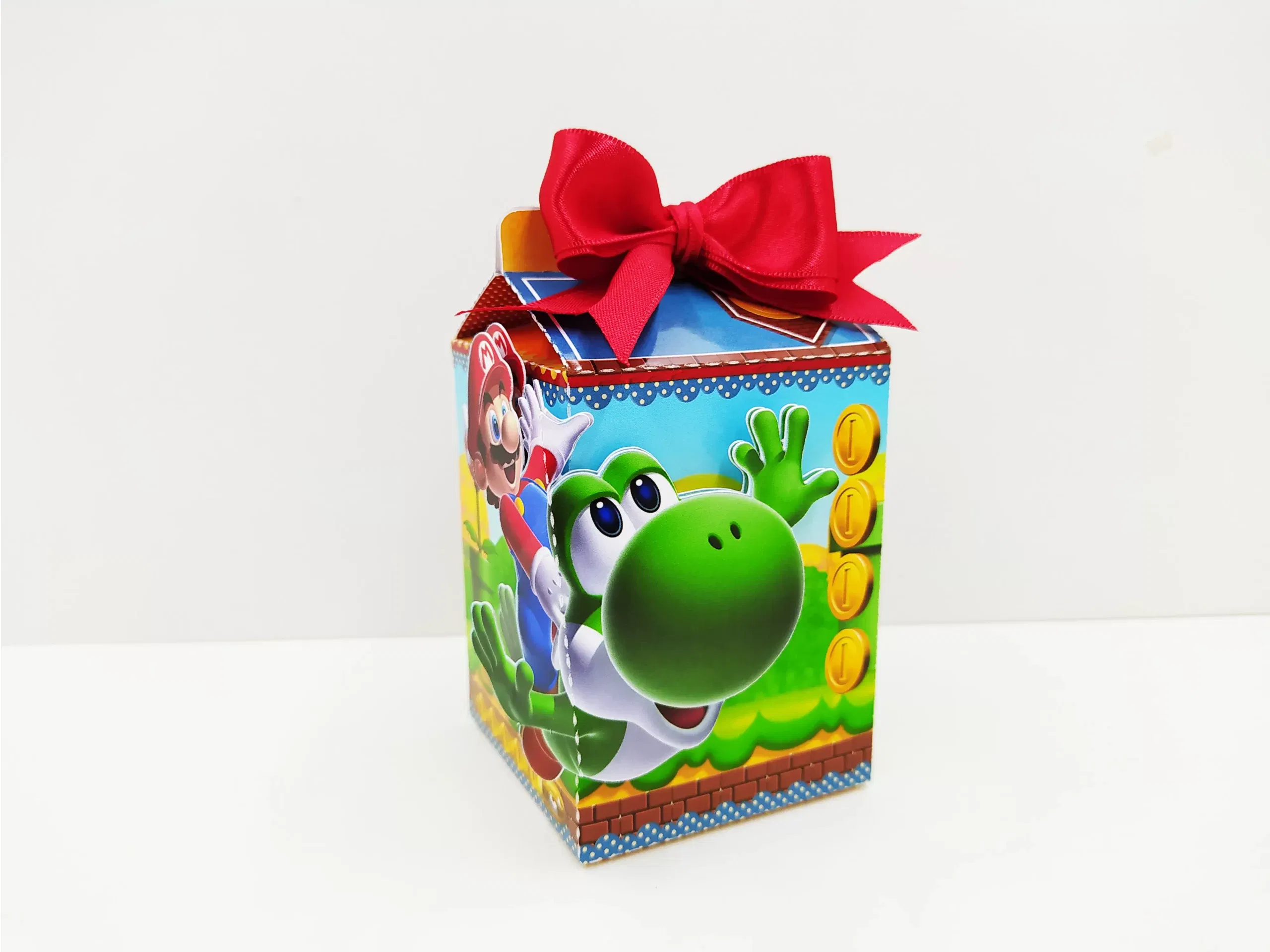 Moldes digitais de Super Mario Luxo para festa nos formatos Studio, PNG e PDF para impressão de alta qualidade e corte preciso.