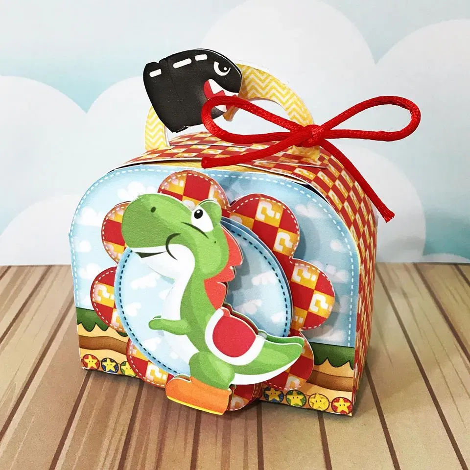 Arquivo de Super Mario para recortar nos formatos PDF, PNG e Studio ideal para decoração de mesas e festas infantis.