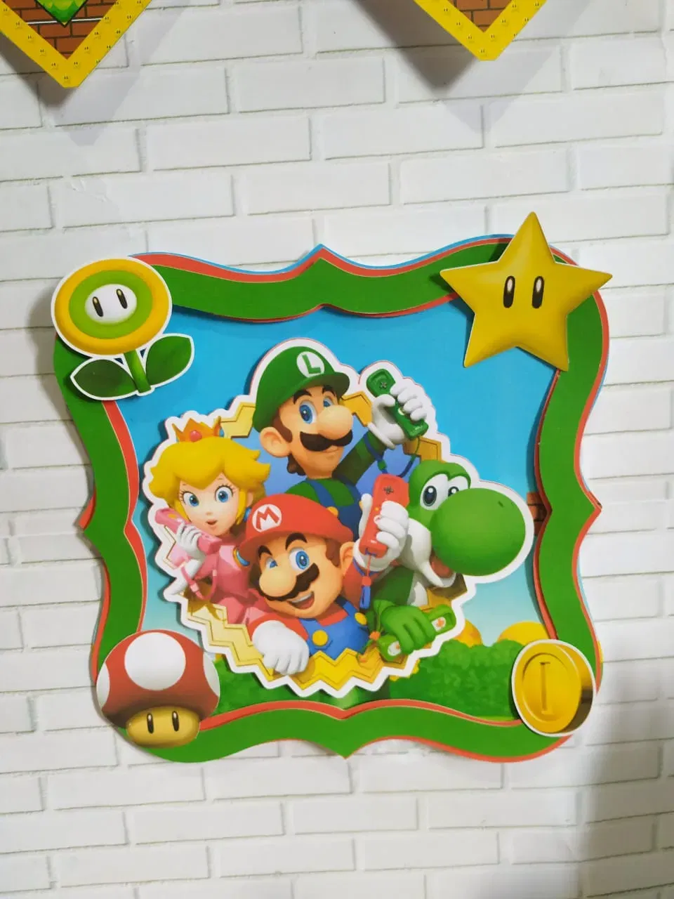 Conjunto de arquivos digitais tema Mario e Luigi para festas para imprimir e recortar nos formatos Studio, PNG e PDF.