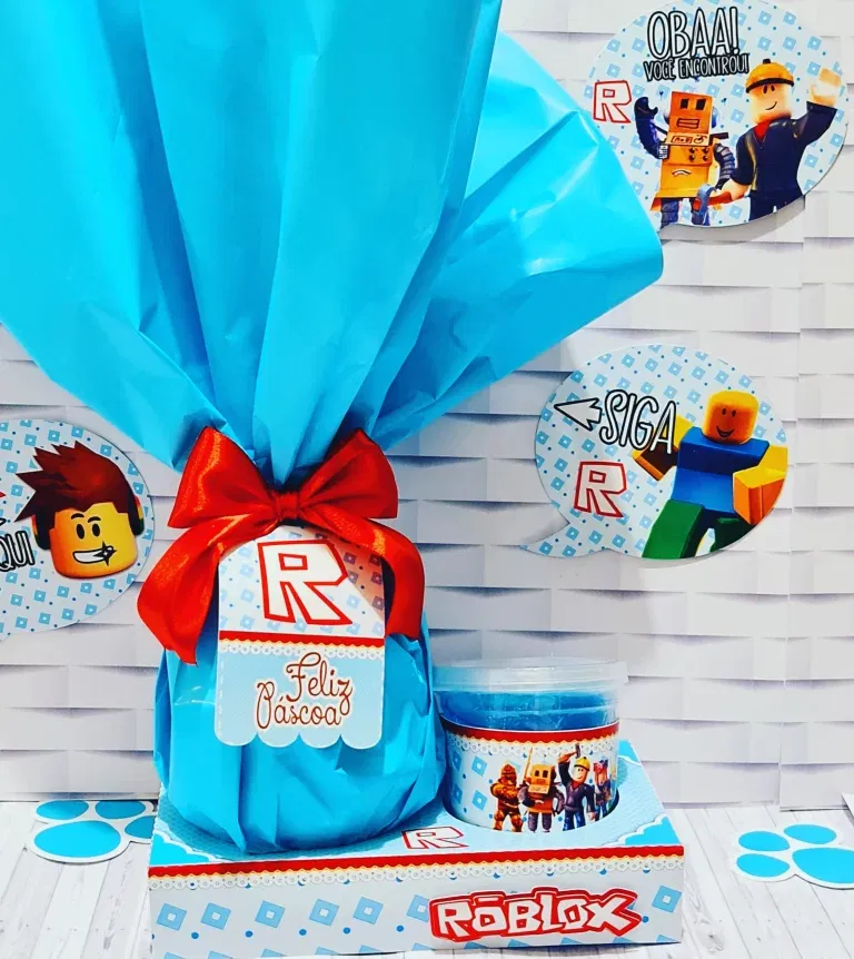 Moldes digitais de Roblox para Páscoa nos formatos Studio e PDF para impressão de alta qualidade e corte preciso na máquina.
