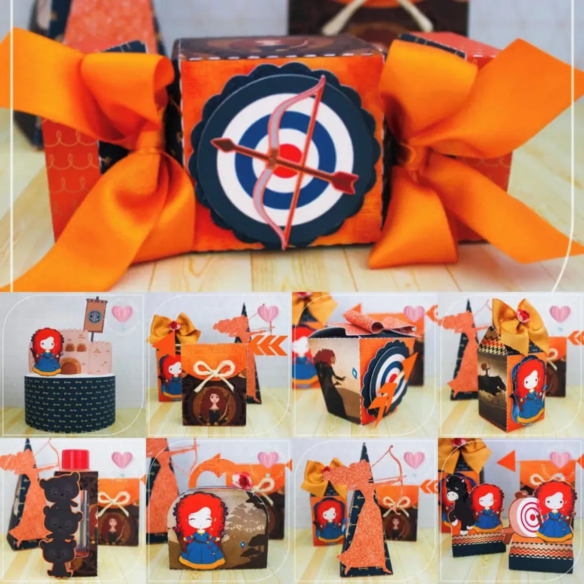 Arquivo digital tema Valente nos formatos Studio para decoração de festa, pronto para imprimir e recortar na Silhouette.