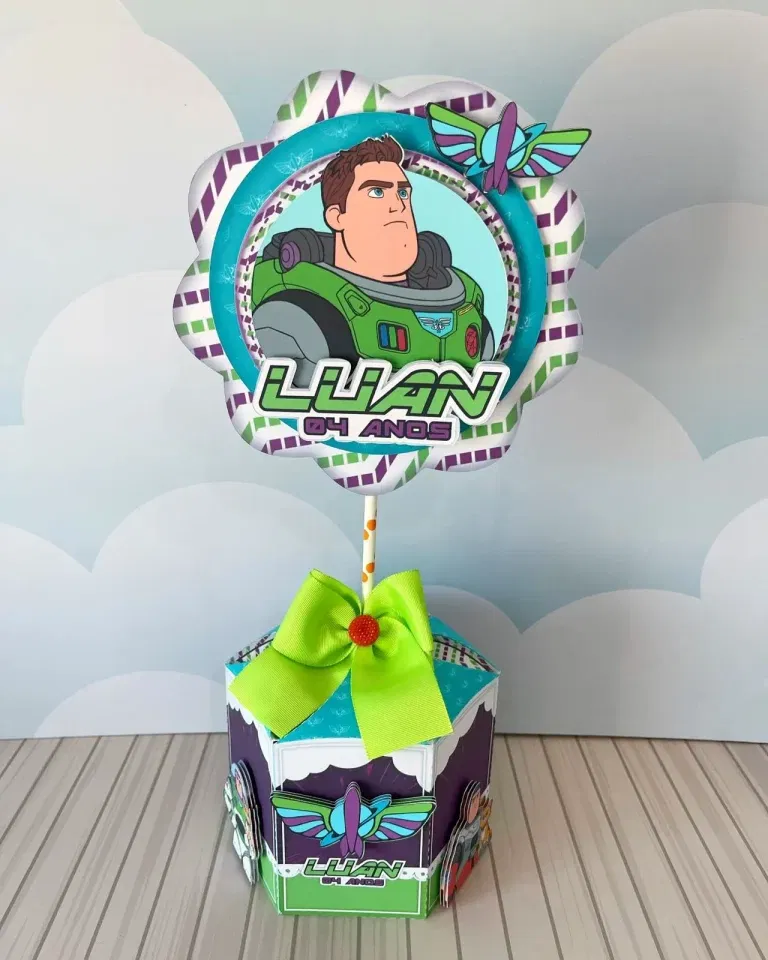 Arquivo digital tema Buzz Lightyear nos formatos Studio, PNG e PDF para decoração de festa para imprimir e recortar na Silhouette ou tesoura.