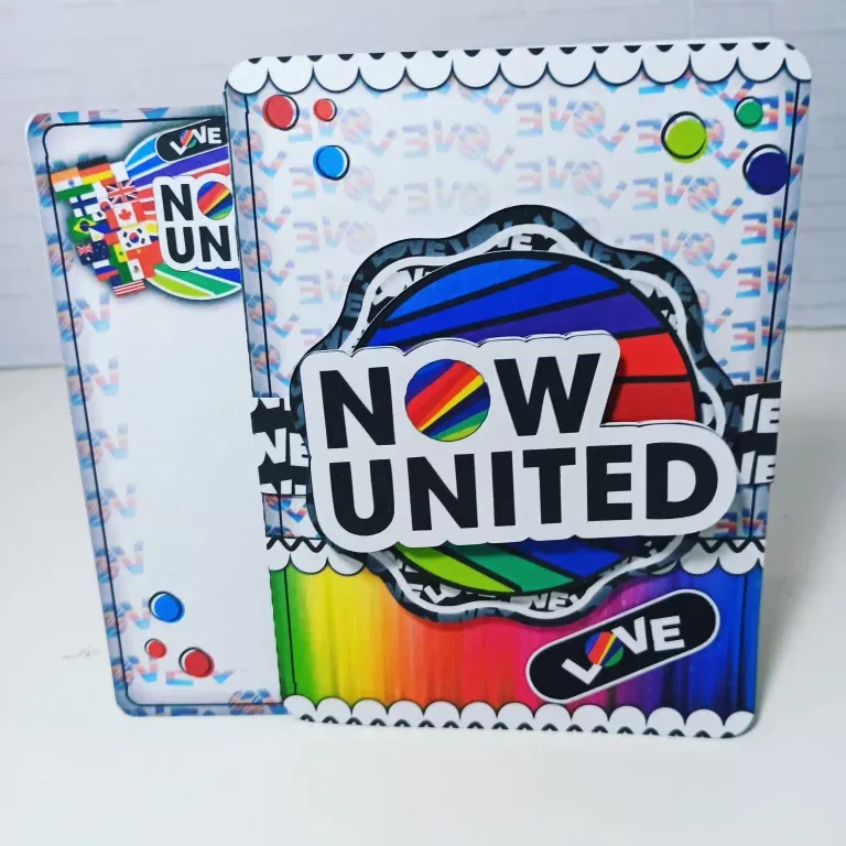 Arquivo de corte digital para topper de bolo e itens de decoração tema Now United nos formatos Studio e PDF para Silhouette.