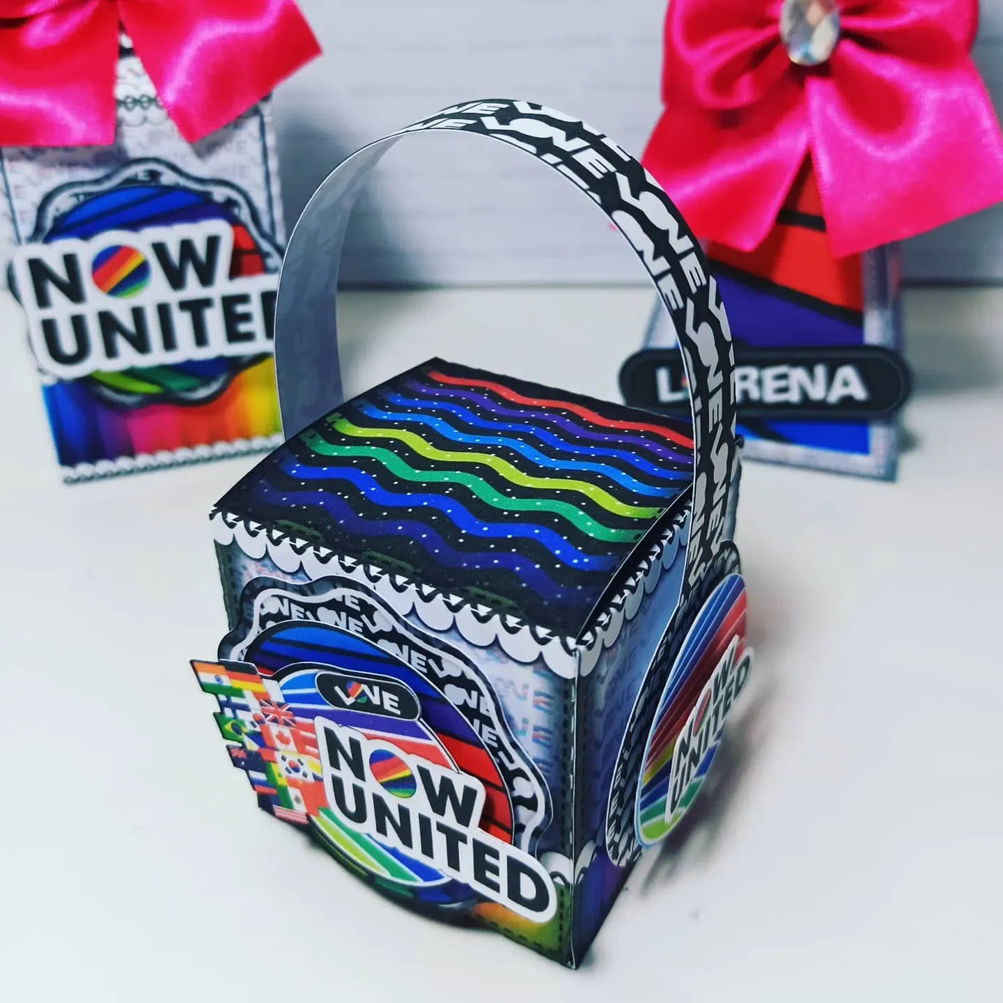 Moldes digitais de Now United para festa nos formatos Studio e PDF para impressão de alta qualidade e corte preciso na Silhouette.