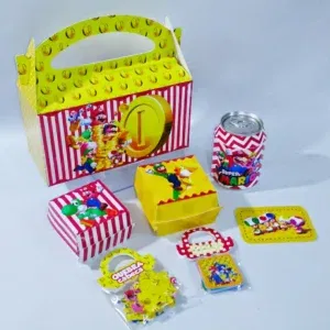 Arquivo digital tema Super Mario nos formatos Studio e PDF para kit festa na escola para imprimir e recortar na Silhouette ou tesoura.