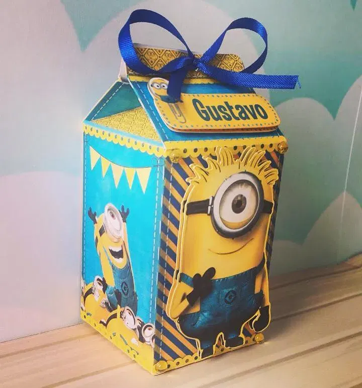 Moldes digitais de Minions para aniversário nos formatos Studio, PNG e PDF para impressão de alta qualidade e corte preciso na Silhouette.