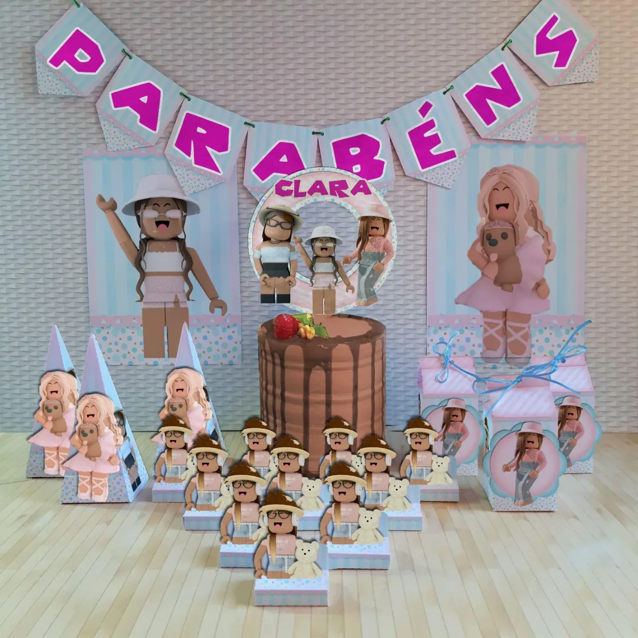 Festa de Aniversario do Roblox Studio Png e Pdf