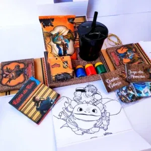 Arquivo de corte digital para maleta explosiva tema Como Treinar Seu Dragão nos formatos Studio e PDF para máquinas Silhouette ou tesoura, ideal para personalizados de luxo.