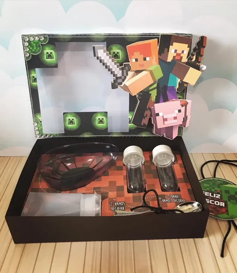 Mini Confeiteiro Minecraft Studio e Pdf