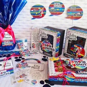 Arquivo de corte digital para mimos de Páscoa e topper tema Now United nos formatos Studio e PDF para Silhouette.