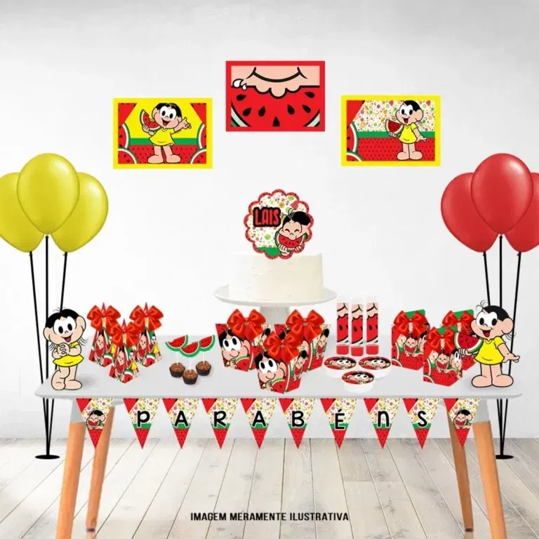 Caixa Melancia Magali para Imprimir Studio e Pdf